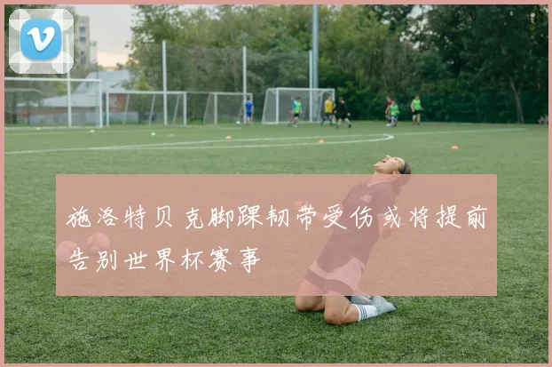 施洛特贝克脚踝韧带受伤或将提前告别世界杯赛事